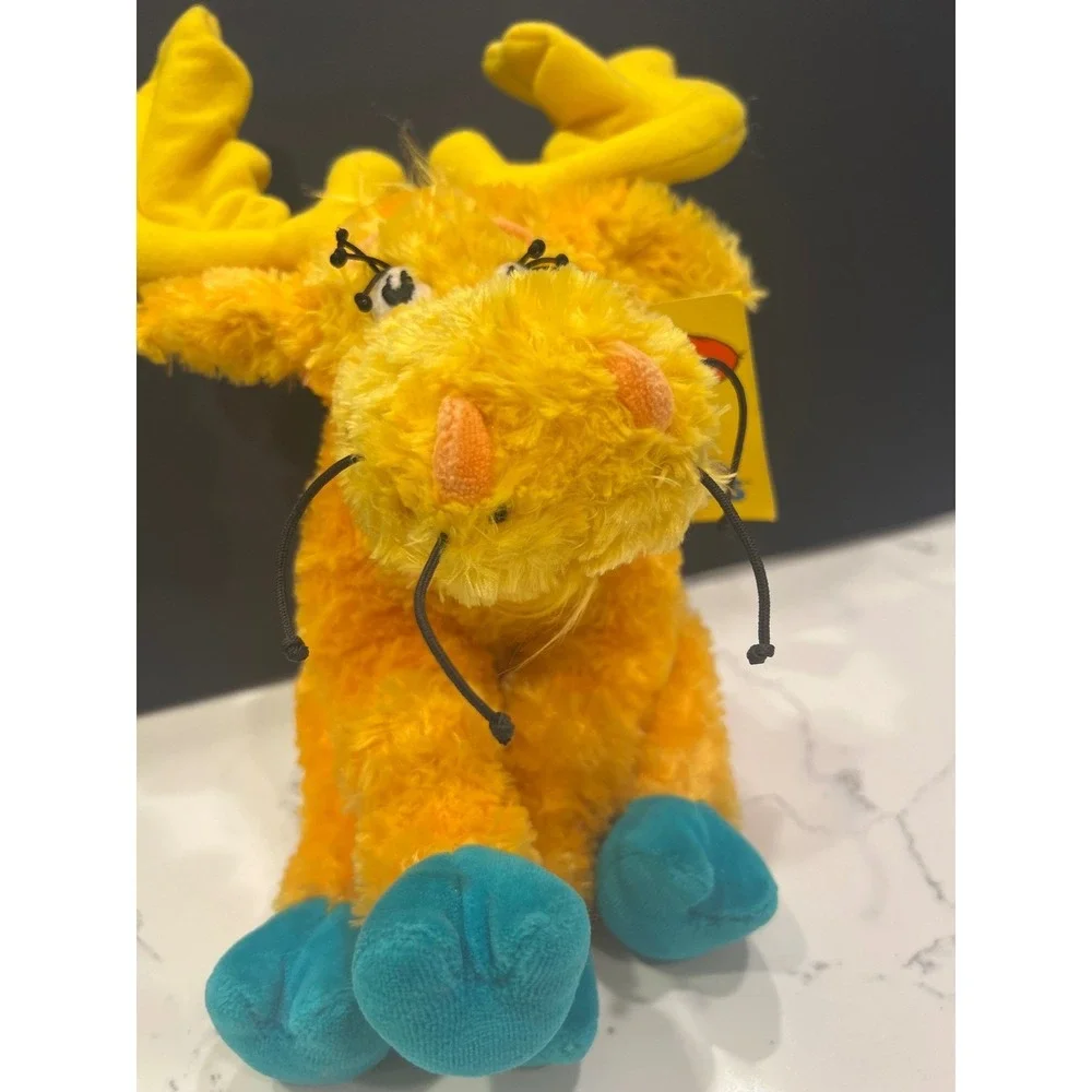 Dr Seuss Thidwick The Moose Plush Manhattan Toy Orange Yellow Medium 101900‎ NWT